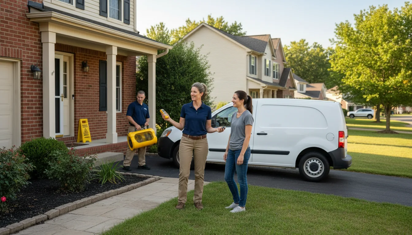 Water restoration image for Emergency Water Damage Restoration in Somerville, OH